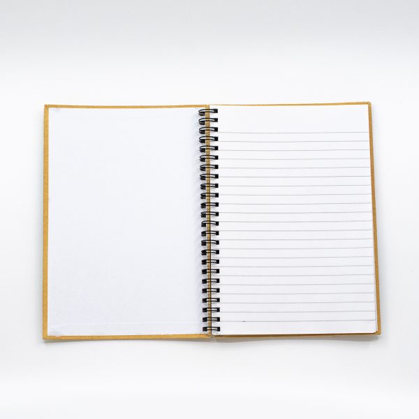 notesbog med linjer A5